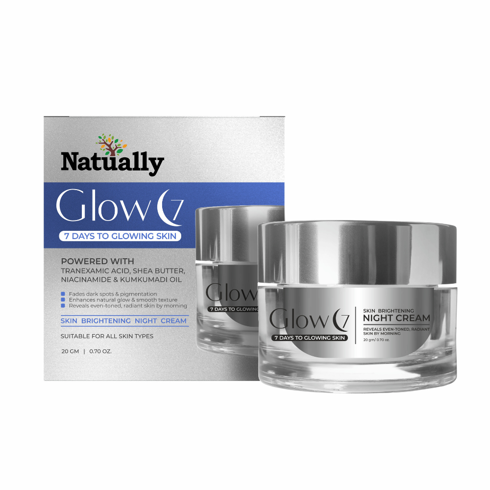 Glow 7 Skin Brightening Night Cream for Radiant Overnight Care20G