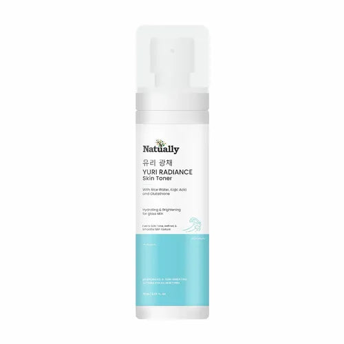 Natually Yuri Radiance Skin Toner - Rice water, Kojic Acid & Glutathione & 100ml