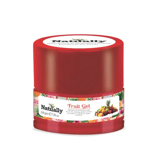 Natually Fruit Gel Hydrating & Radiant Skin brightens Dull Skin - 200g