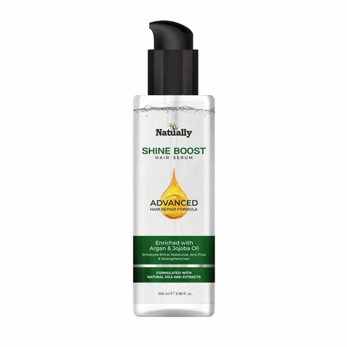 Natually Shine Boost Hair Serum & Enhance Shine ,Moisturize ,Anti Frizz &100ml