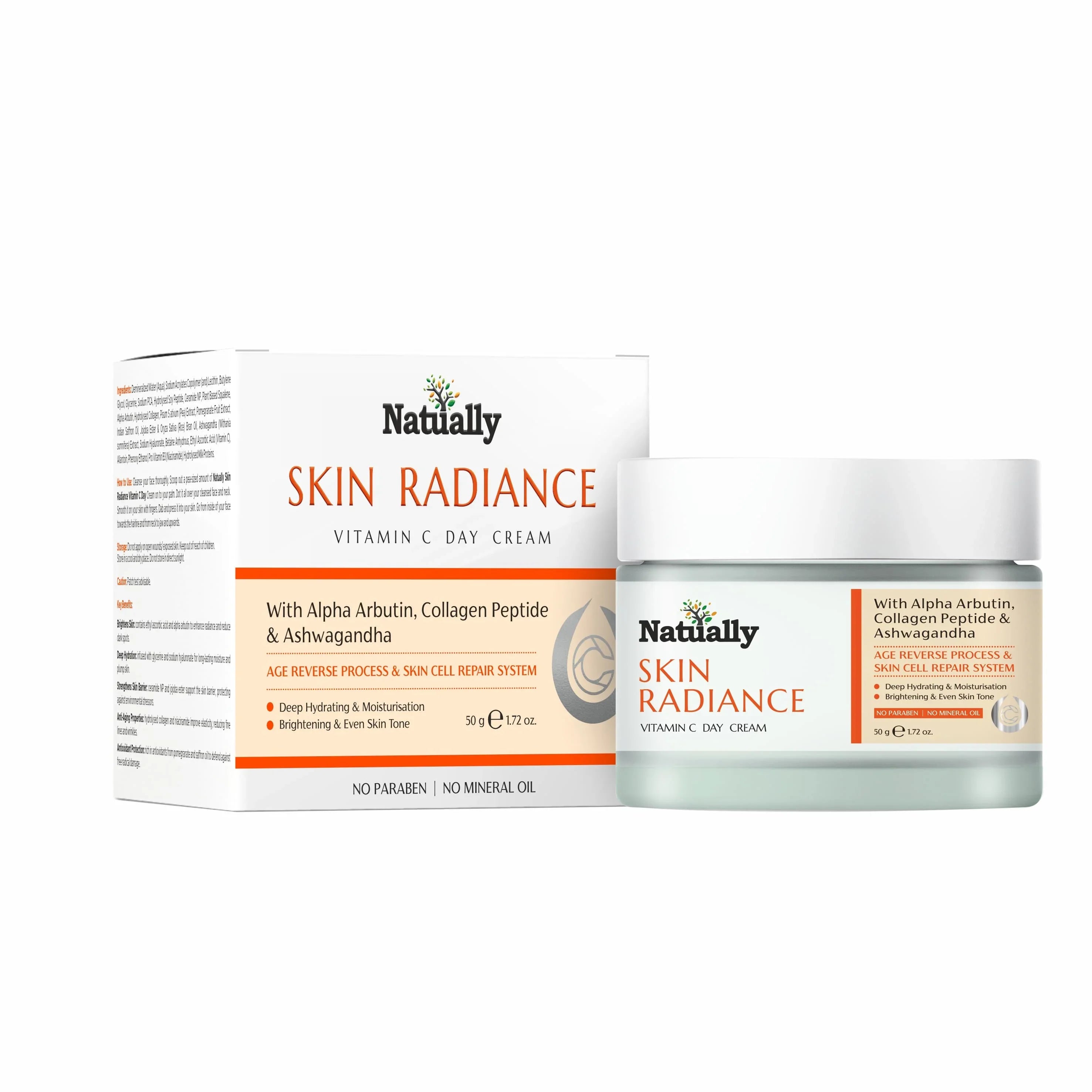 Skin Radiance Vitamin C Day Cream for Brightening and Hydration-50g
