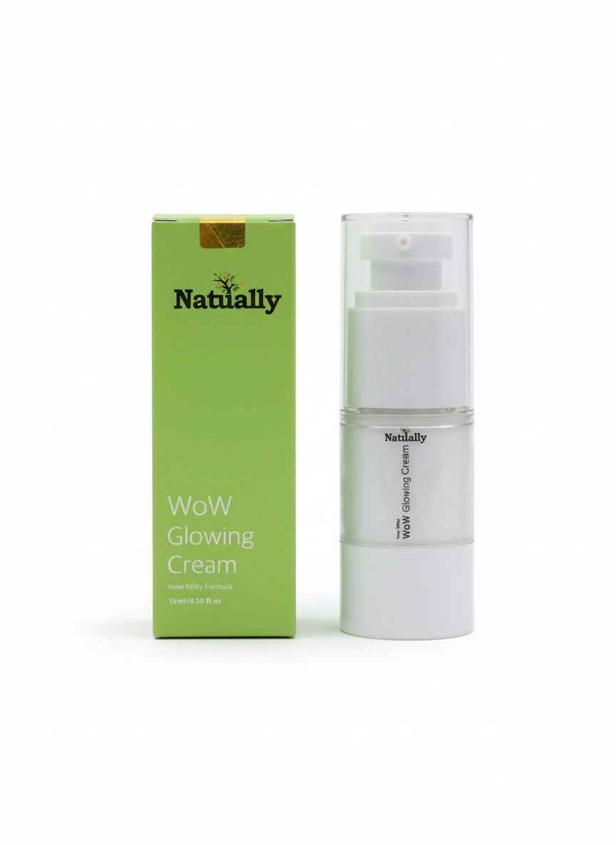 Naturally WoW Glowing Cream 20g for Instant Skin Glow