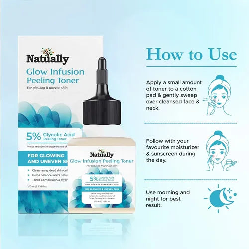 Glow Infusion Peeling Toner - 5% Glycolic acid