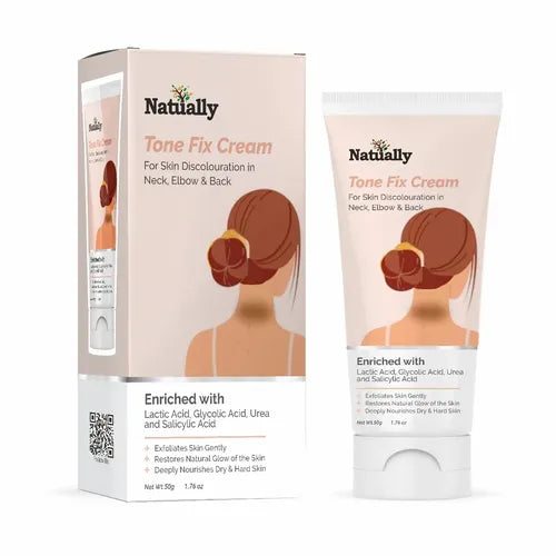 Natually Tone Fix Cream - For Skin Discoloration in Neck, Elbow & Back