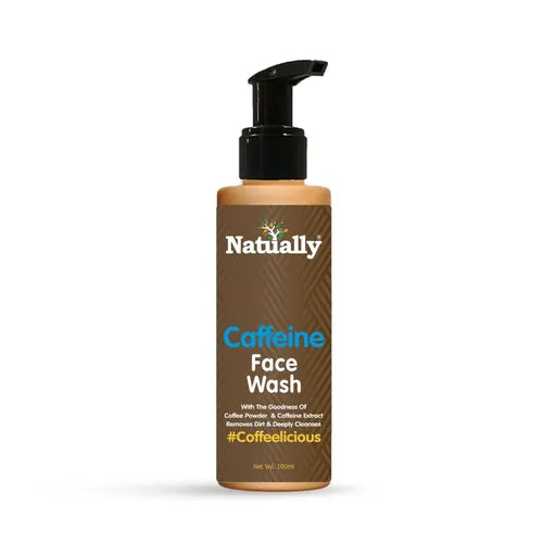 Natually Caffeine FaceWash coffee powder & caffeine extract