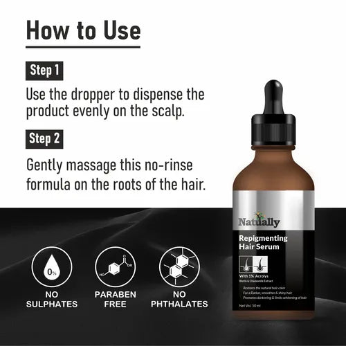 Natually Repigmenting Hair Serum