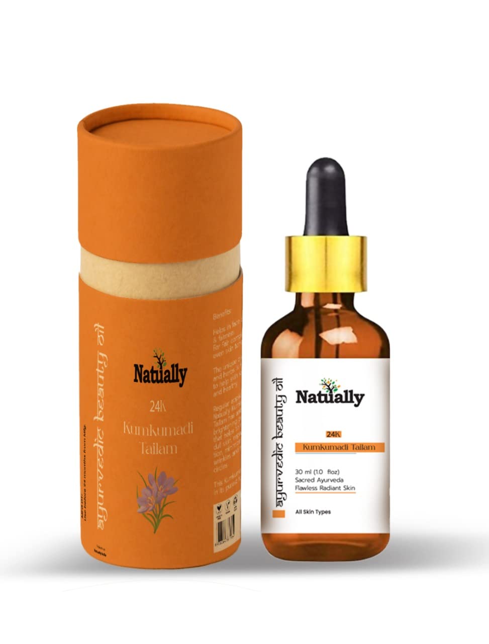 Natually Kumkumadi Tailam Beauty Oil For Acne
