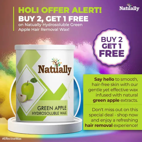 Green Apple Wax for Gentle, Smooth, and Long-Lasting Hair Removal