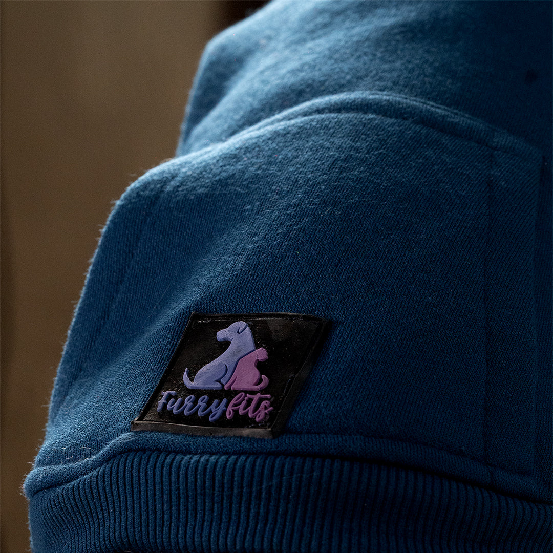 MidSky Lounge Hoodie – Cool Blue Winter Pet Hoodie