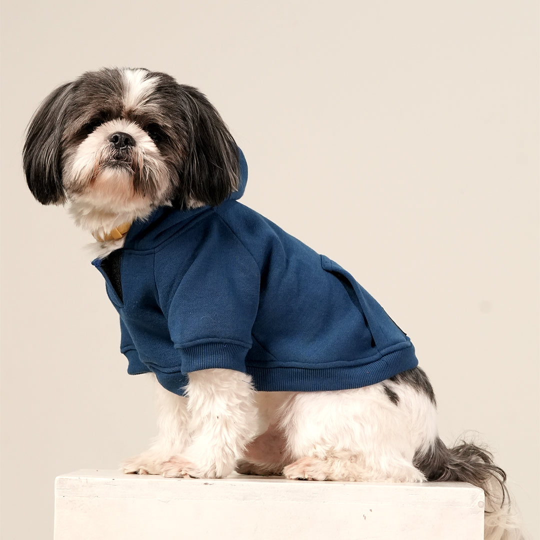 Blue Breeze Hoodie – Cool Blue Fleece Pet Hoodie