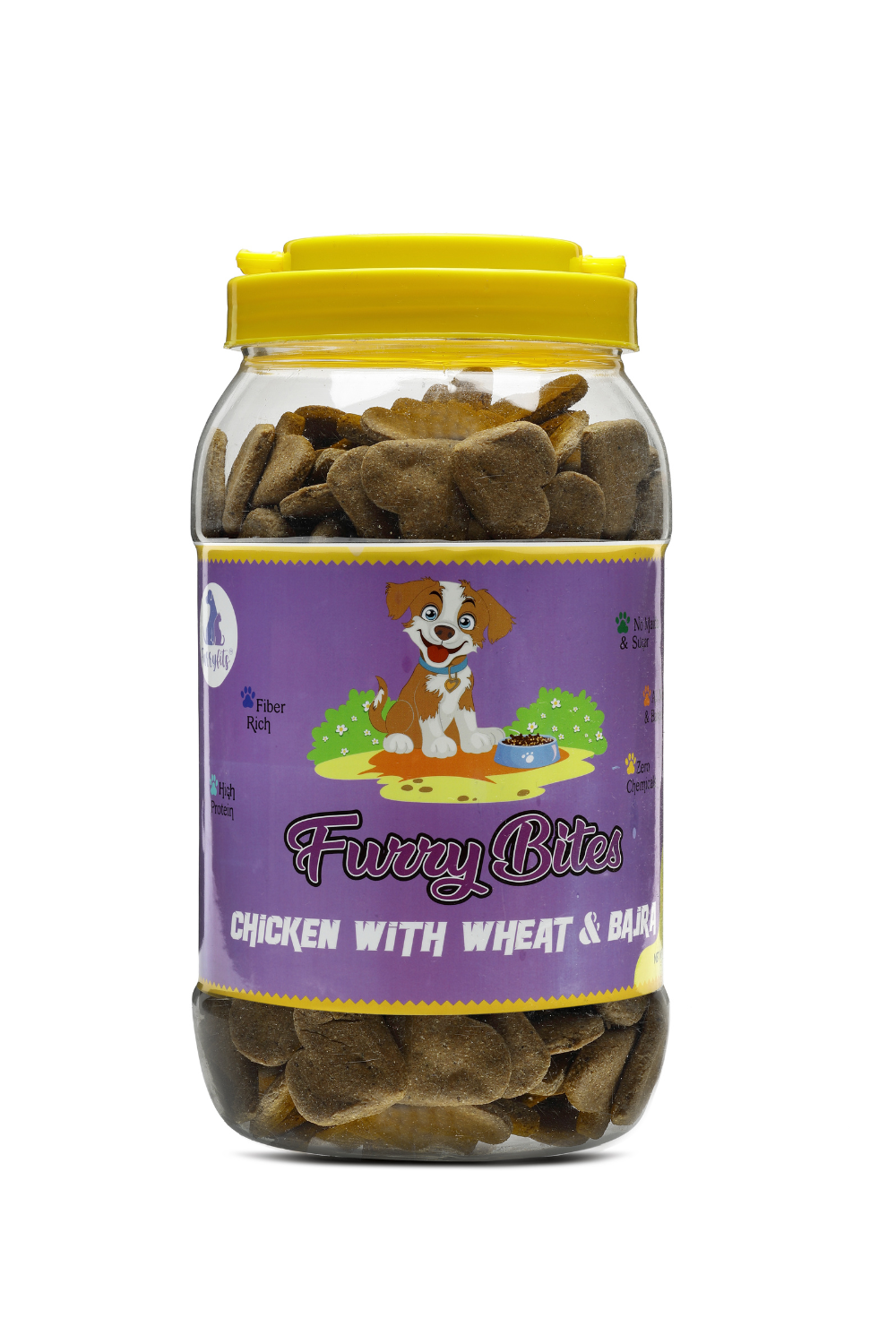 FurryFits Chicken with Wheat & Bajra – Nutritious Dog Treat with Whole Grains